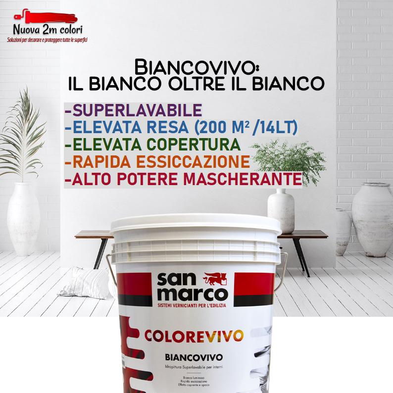 colorevivo biancovivo superlavabile alta copertura